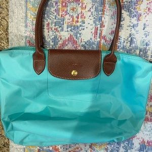 SEAFOAM LONGCHAMP BAG!!